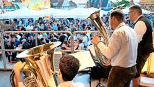 Köngen feierte vier Tage lang: Viel Musik und buntes  Markttreiben
