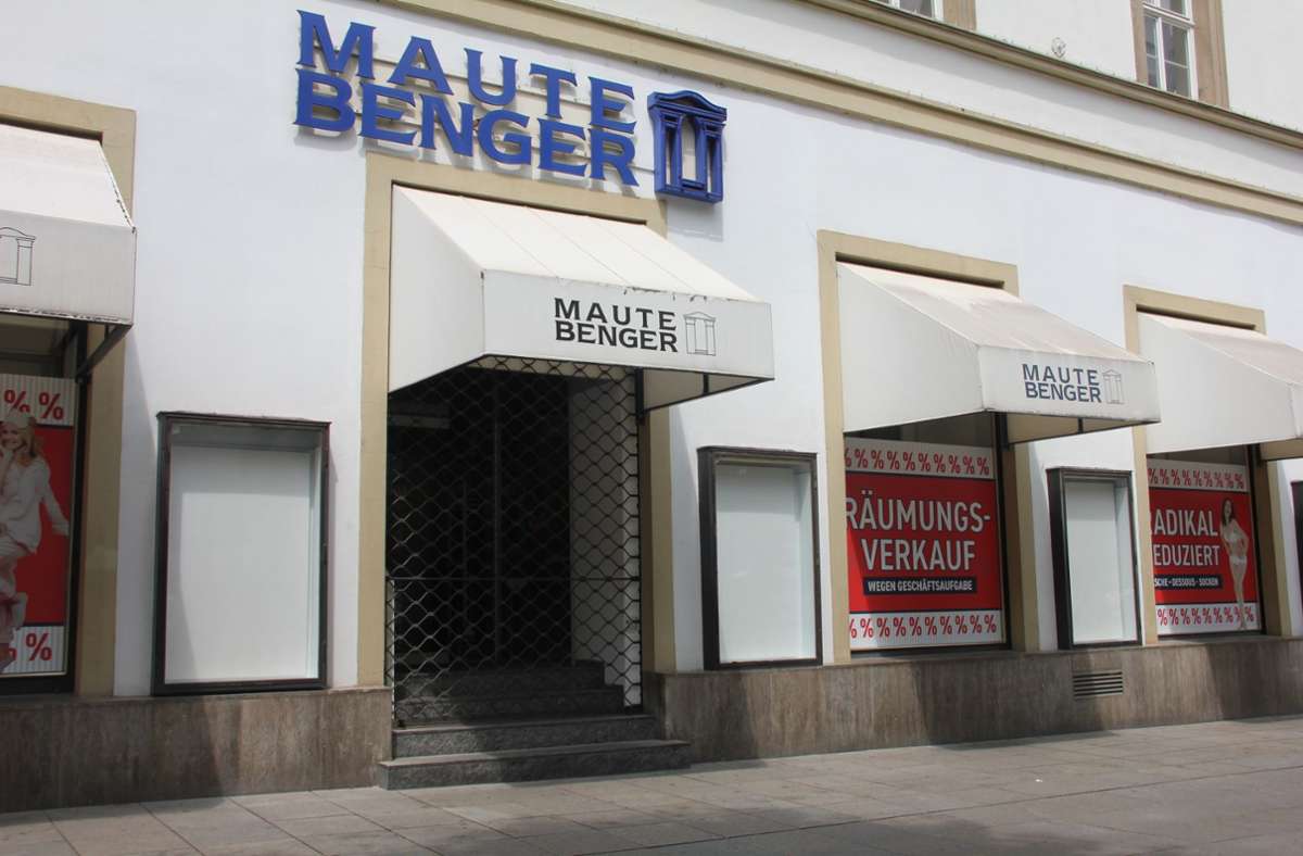 Königstraße in Stuttgart: Maute-Benger ist ausgezogen