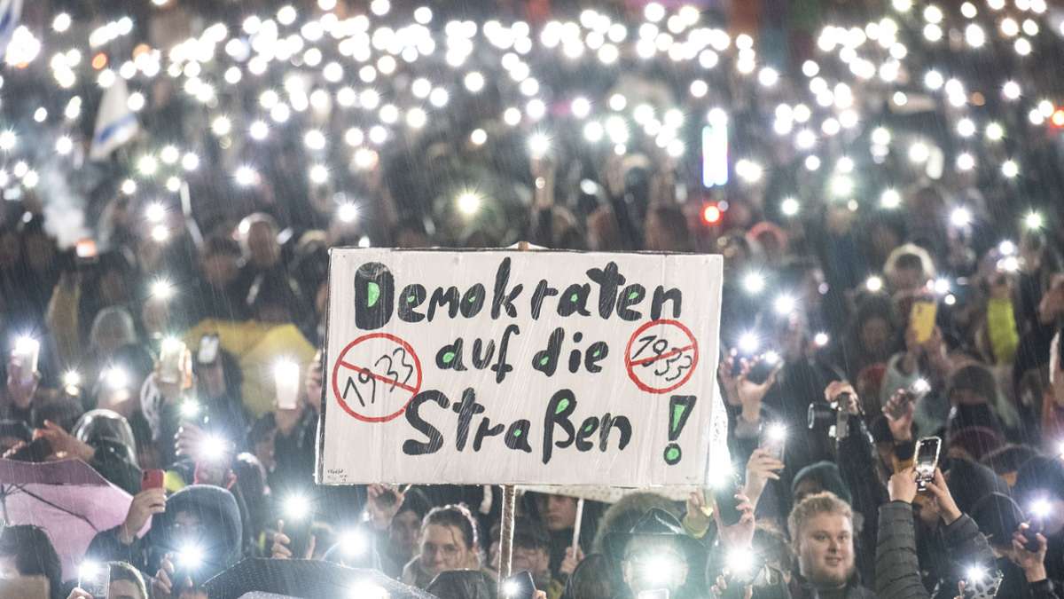 Kundgebungen gegen Rechtsextremismus: Sorge um die Debattenkultur in Gemeinderäten im Kreis Ludwigsburg
