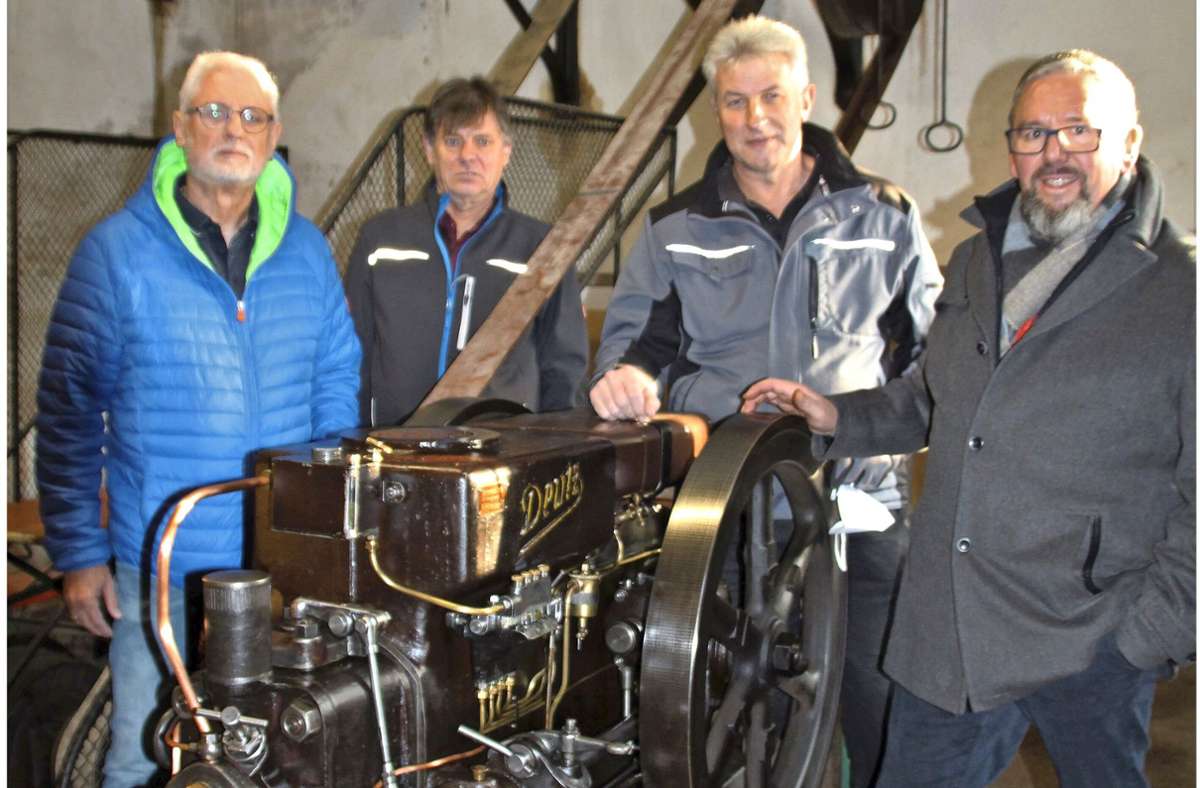 Historische Pumpstation in Hochdorf: Der Dieselmotor schnurrt wieder