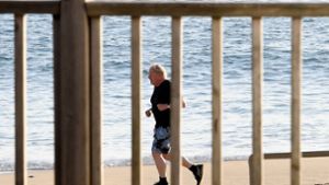 Boris Johnson joggt vor G7-Sitzungen