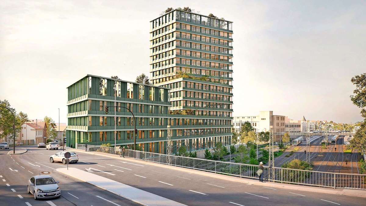 Wettbewerb für Areal am Bahnhof: Ein 60 Meter hohes Hochhaus wird das Ludwigsburger Stadtbild prägen
