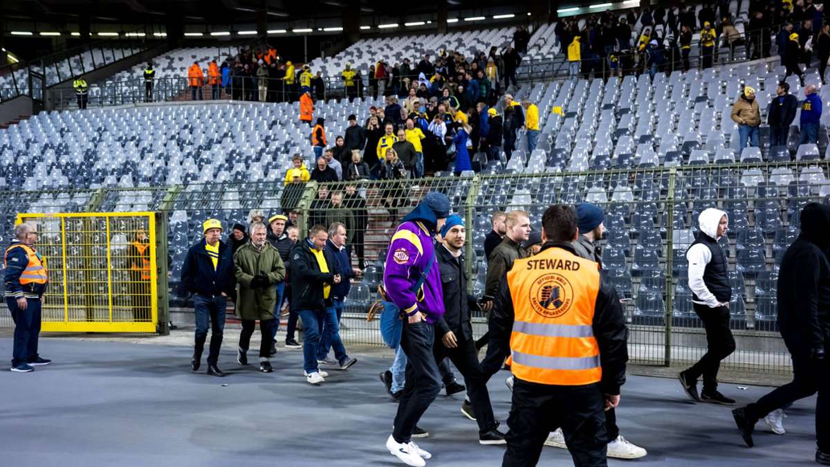 Zwei Tote nach Schüssen in Brüssel: EM-Qualispiel zwischen Belgien und Schweden abgebrochen