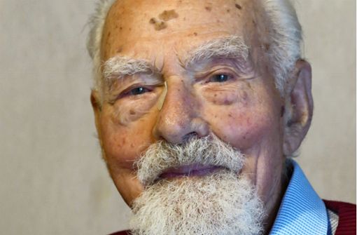 Waldemar Kontschak feiert jetzt seinen 100. Geburtstag Foto: Brigitte Hess