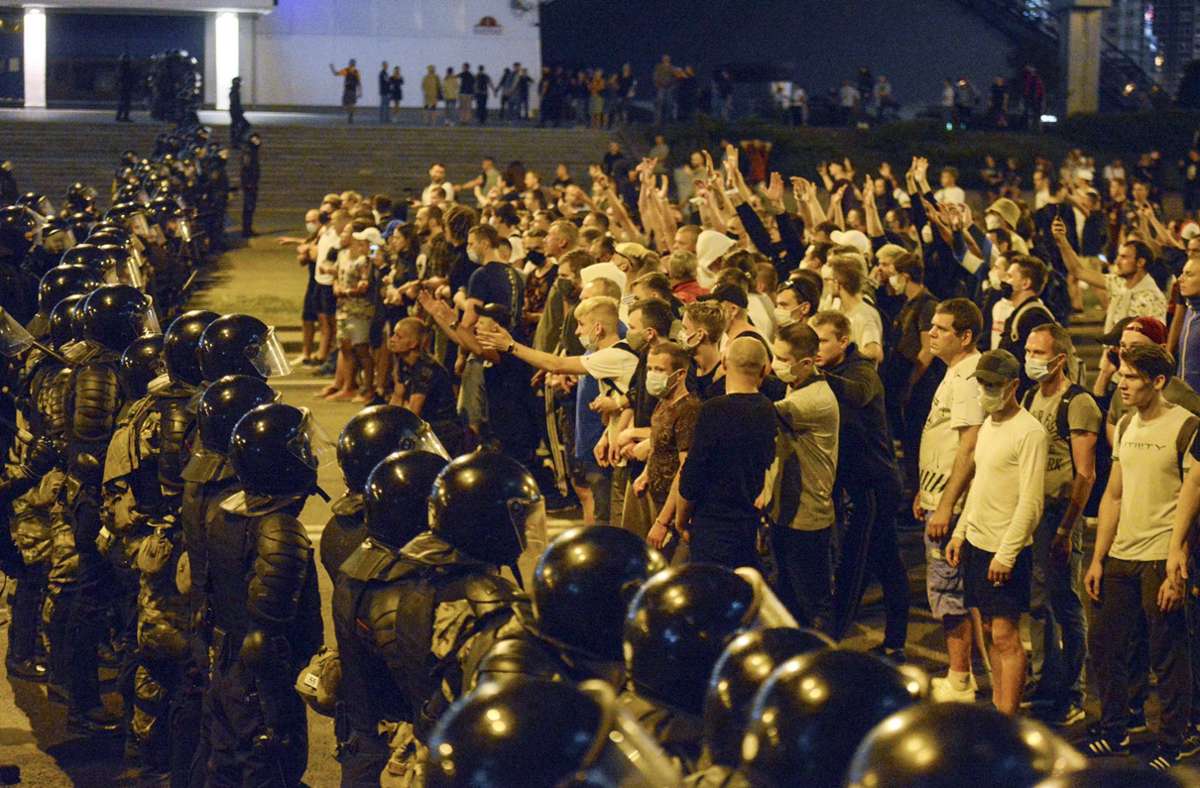 Protest in Belarus: Mit dem Mut der Verzweiflung
