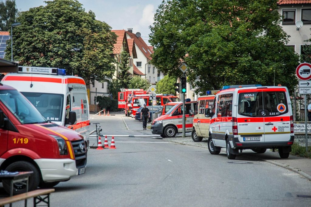 23.07.2018 Millionenschaden bei Brand in Grundschule in Grabenstetten