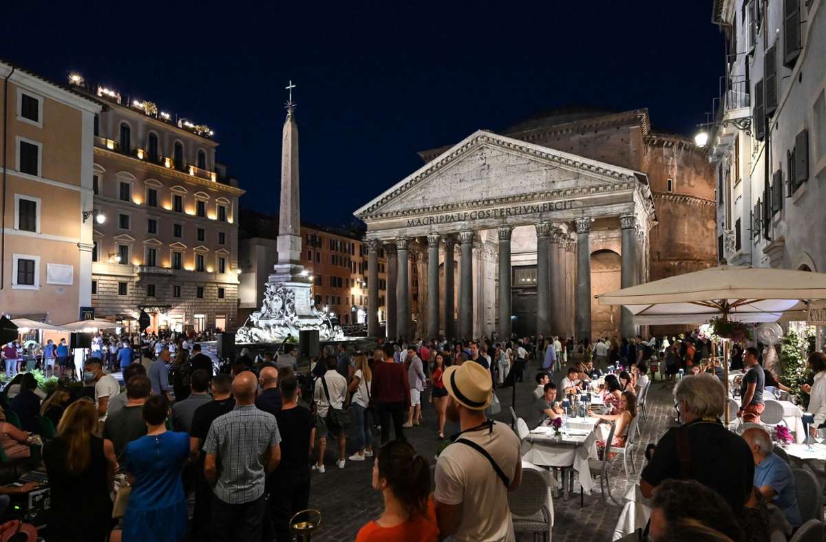 Das Pantheon in Rom wird gerne besucht. Foto: AFP/ANDREAS SOLARO