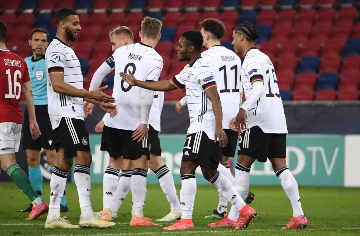 3:0-Sieg gegen Ungarn: Baku trifft doppelt – Deutsche U21 überzeugt beim EM-Auftakt spät