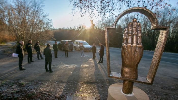 Esslinger Kleindenkmal: Die „Eiserne Hand“ ist wieder an Ort und Stelle