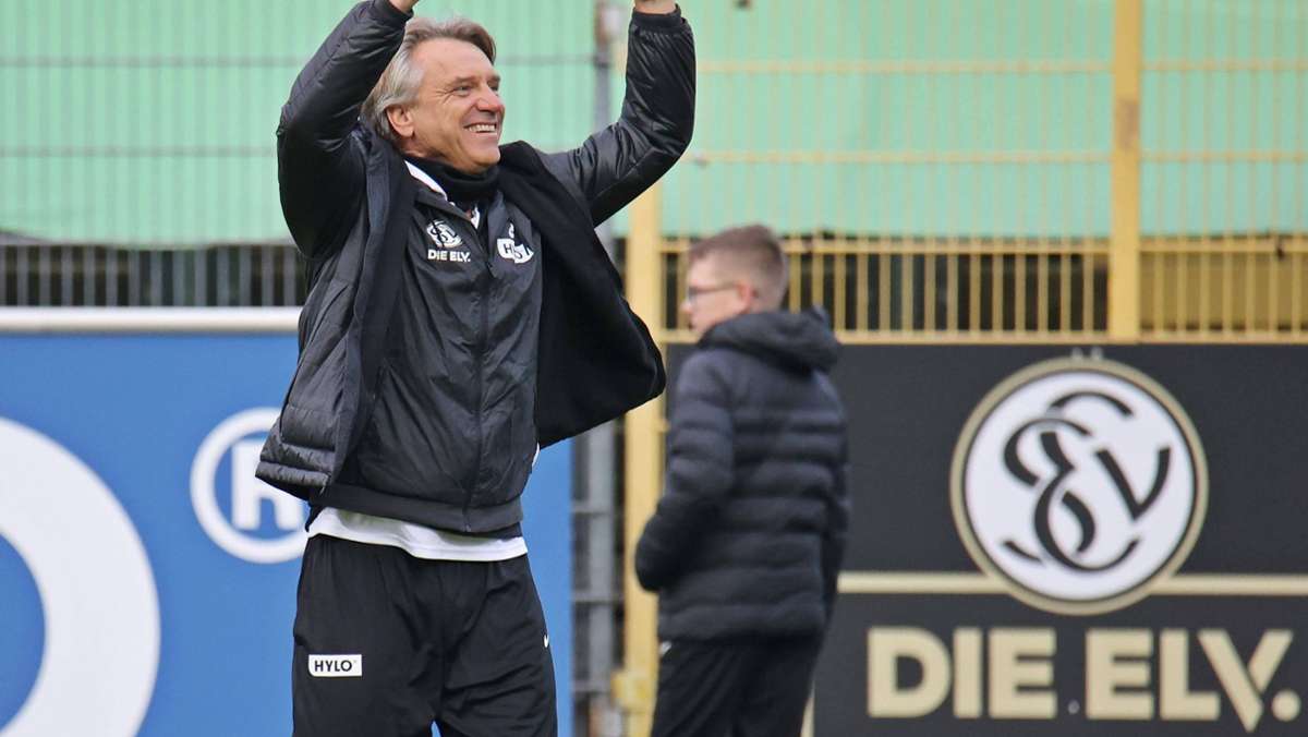 SV Elversberg mischt dritte Liga auf: Horst Steffen und die Parallelen  zum Höhenflug mit  den Stuttgarter Kickers