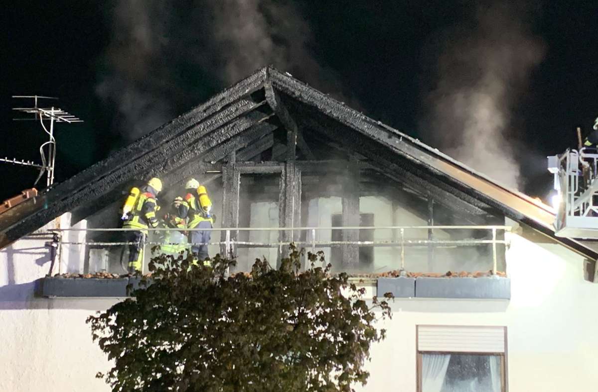 Zollernalbkreis: Hausbrand in Burladingen - Hoher Sachschaden
