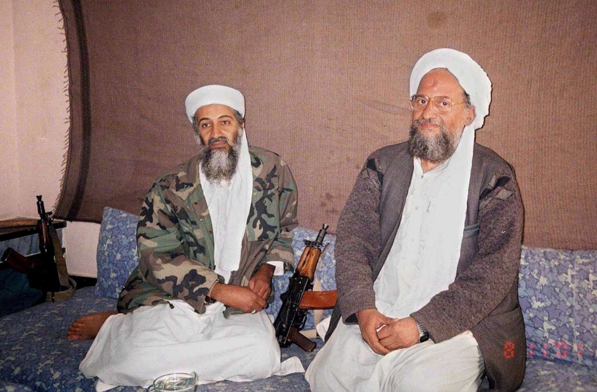 Al-Sawahiri war Nachfolger von Osama bin Laden, der als Kopf der verheerenden Terroranschläge vom 11. September 2001 in den USA galt. Foto:  