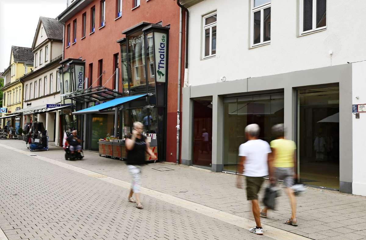 Auch wenn es in diesem Teil der Kirchstraße in Ludwigsburg anders aussieht, die Innenstadt steht relativ gut da. Foto: Ralf Poller/Avanti
