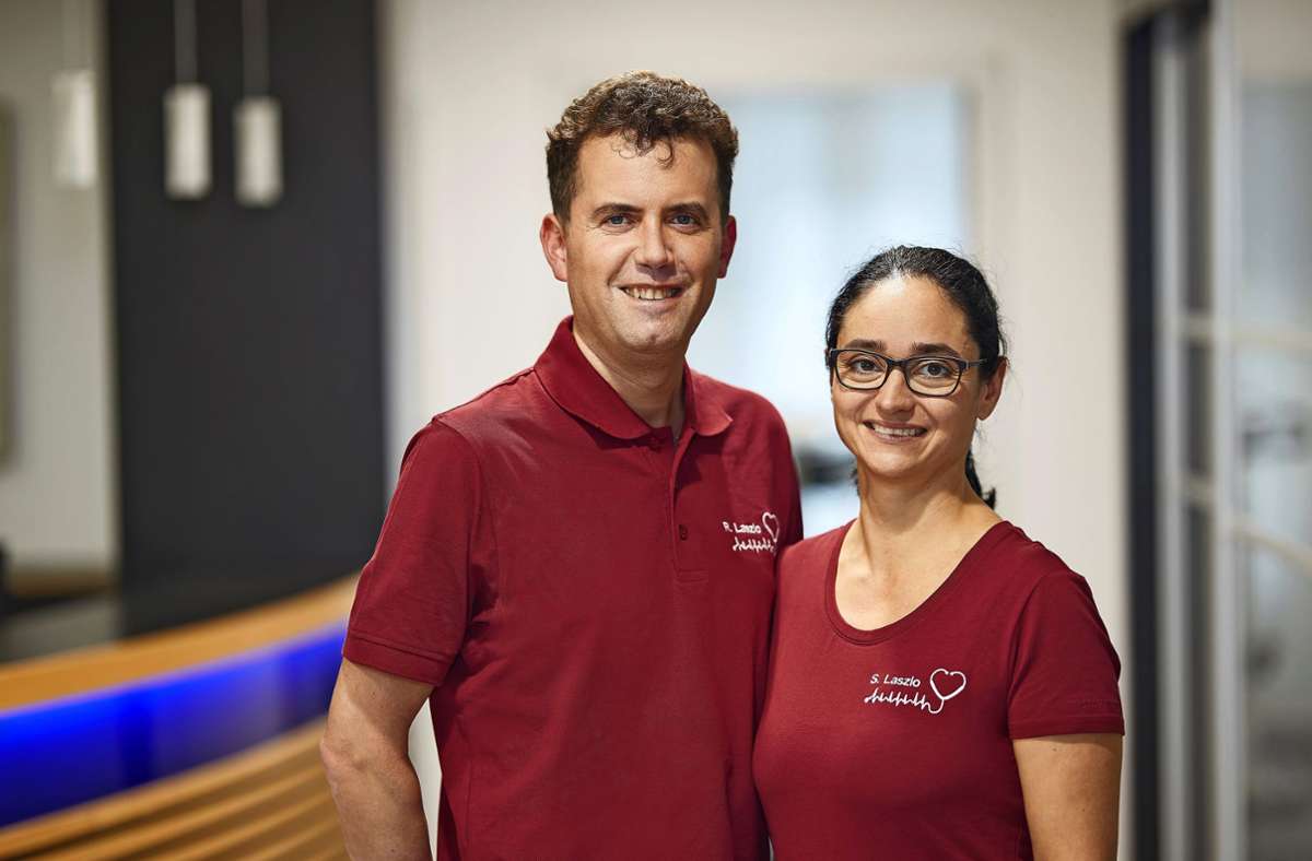 Seit 2021 betreiben Roman und Sara Lazlo die Gemeinschaftspraxis für Innere Medizin, Kardiologie und Sportmedizin. Foto: Roman Laszlo