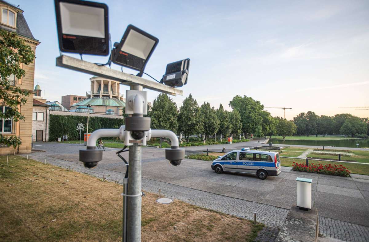 Videoüberwachung in Stuttgart: Kameras am Neuen Schloss aktiv