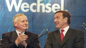 Einstige SPD-Widersacher: Lafontaine über Schröder: Unterm Strich nicht schlecht