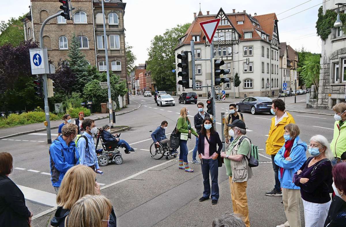 Die zu kurzen Grünphasen der Ampeln an der Kreuzung Kanal- und Neckarstraße sorgten für viel Diskussionen. Foto: Kerstin Dannath