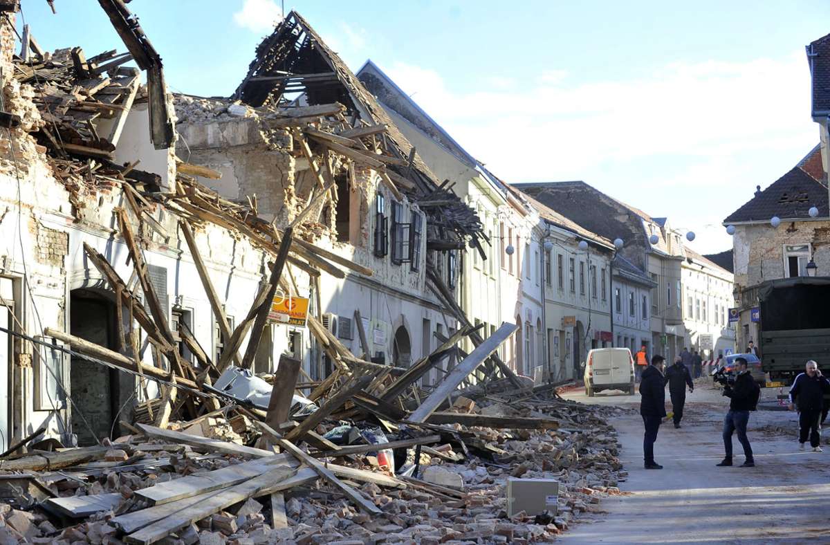 Erdbeben im Raum Petrinja: Kroatien kommt auch im neuen Jahr nicht zur Ruhe