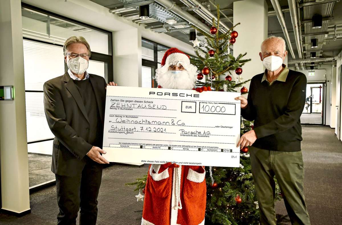 Weihnachtsmann & Co. in Stuttgart: Mit der Porsche-Spende soll das Repair-Café unterstützt werden