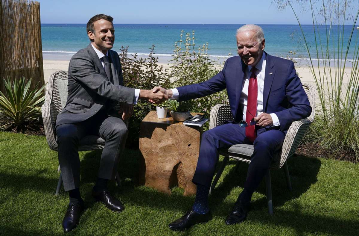 U-Boot-Streit: Joe Biden und Emmanuel Macron vereinbaren Treffen im Oktober