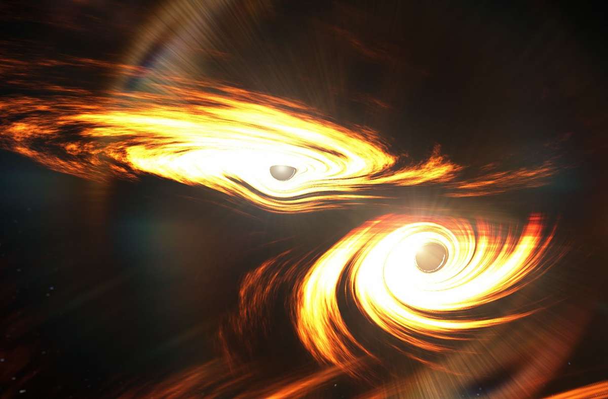 Weltall: Gravitationswellen von bislang schwersten Schwarzen Löchern gemessen