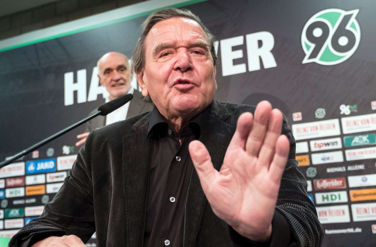 Gerhard Schröder: Altkanzler nicht mehr Mitglied von Hannover 96