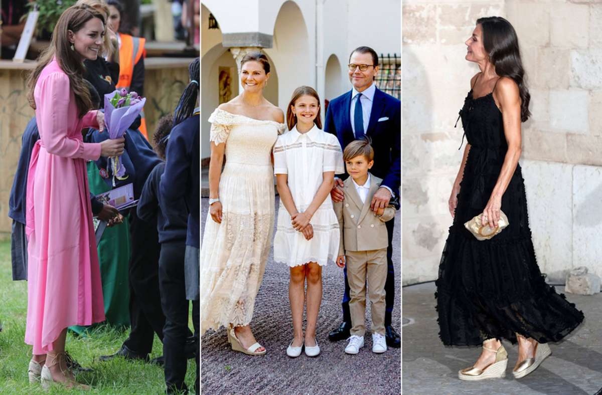 Mode der Royals: Auf diesen Schuh setzen Kate, Letizia und Co. im Sommer