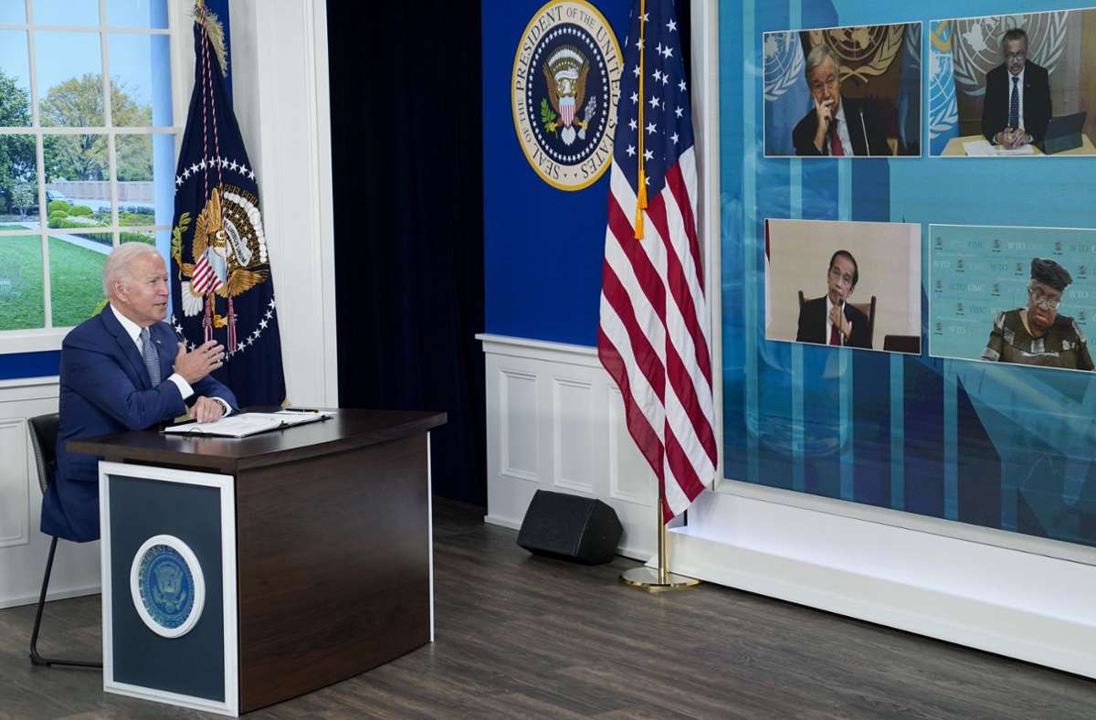 US-Präsident zur Pandemie: Joe Biden ruft Staaten zu großzügigen Corona-Impfspenden auf