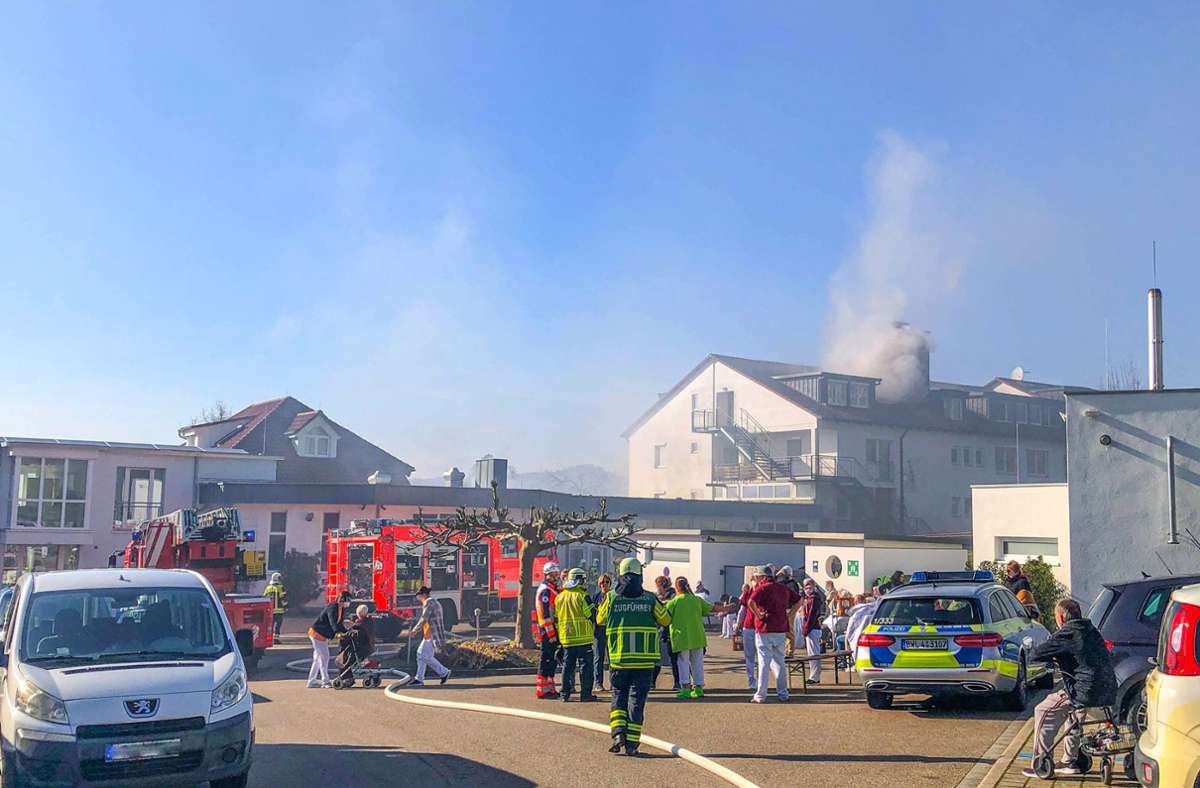 Brandstiftung im Ortenaukreis: Seniorenheim nach Feuer vorübergehend unbewohnbar