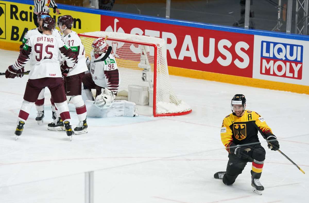 Eishockey-WM in Riga: Deutschland zieht ins Viertelfinale ein
