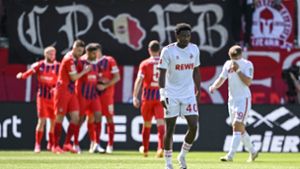 34. Spieltag: 1:4 in Heidenheim: Köln steigt aus der Bundesliga ab