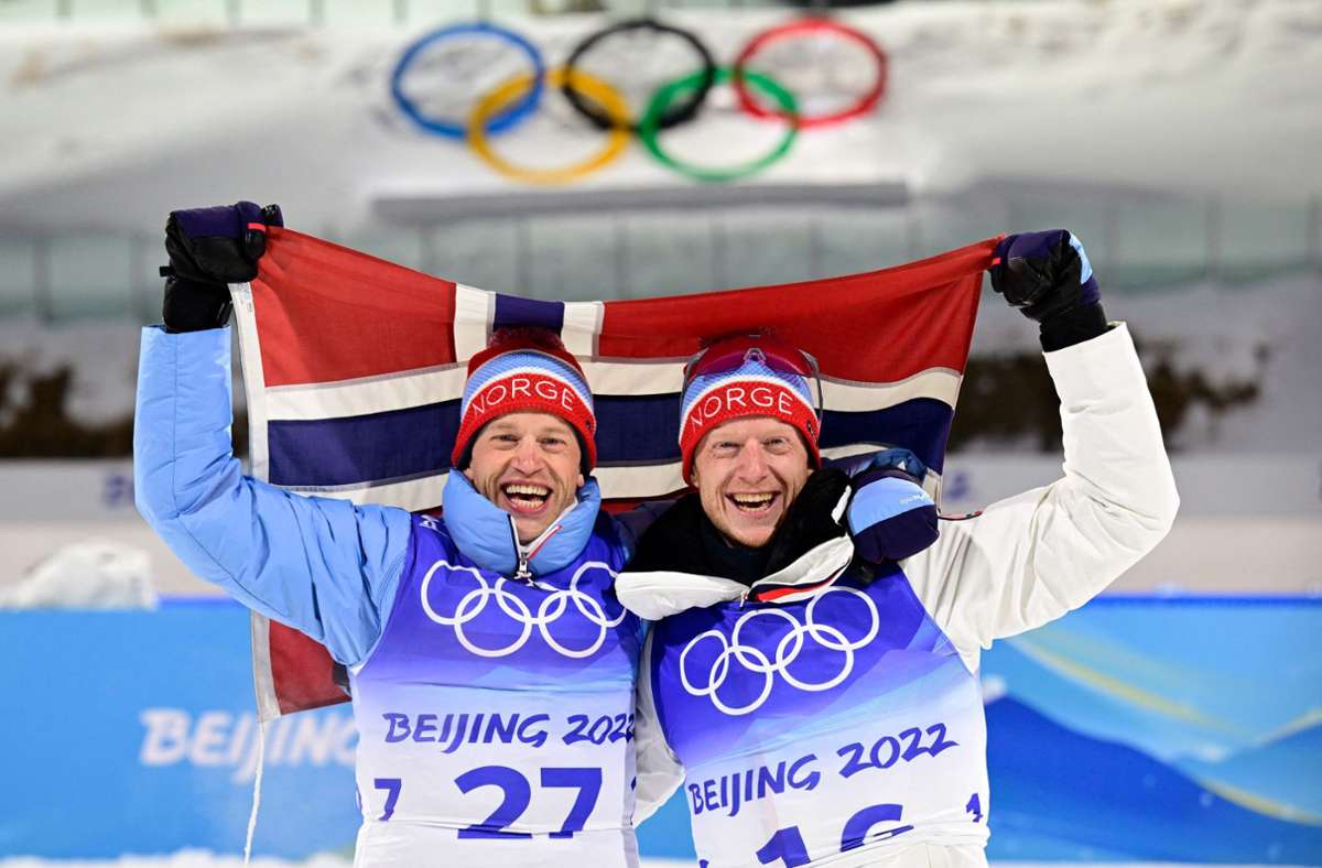 Olympia 2022: Norwegisches Brüderpaar Bö schreibt Biathlon-Geschichte