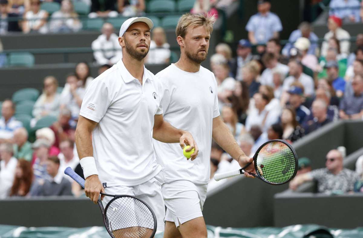 Tennis in Wimbledon: Deutsches Doppel Krawietz/Pütz verpasst das Finale
