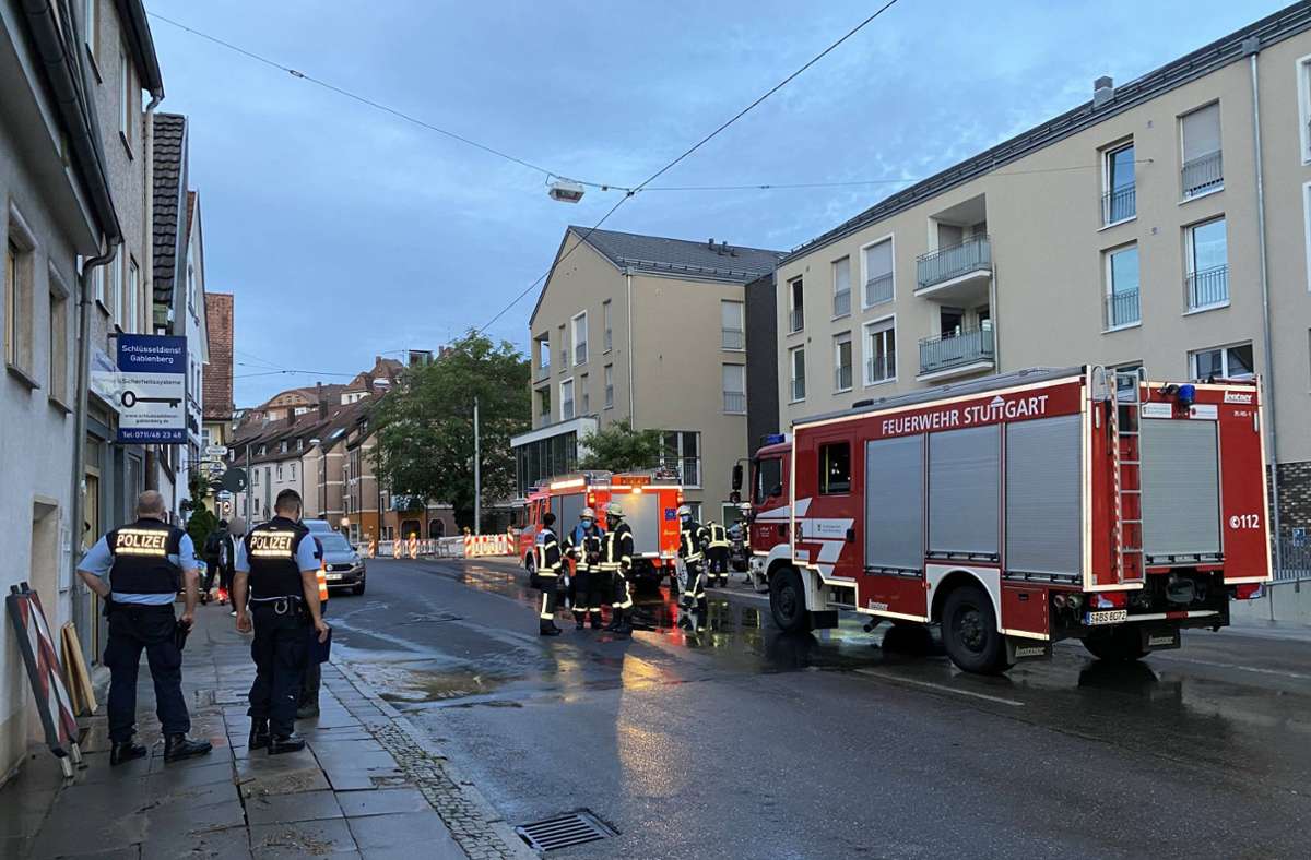 Wasserrohrbruch in Stuttgart: Gablenberger Hauptstraße bleibt bis Freitag gesperrt