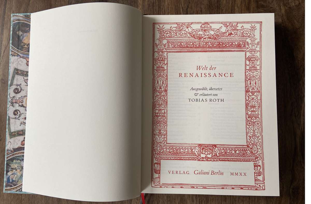 Buchtipp: Tobias Roth, Die Welt der Renaissance: Das schönste Buch des Jahres