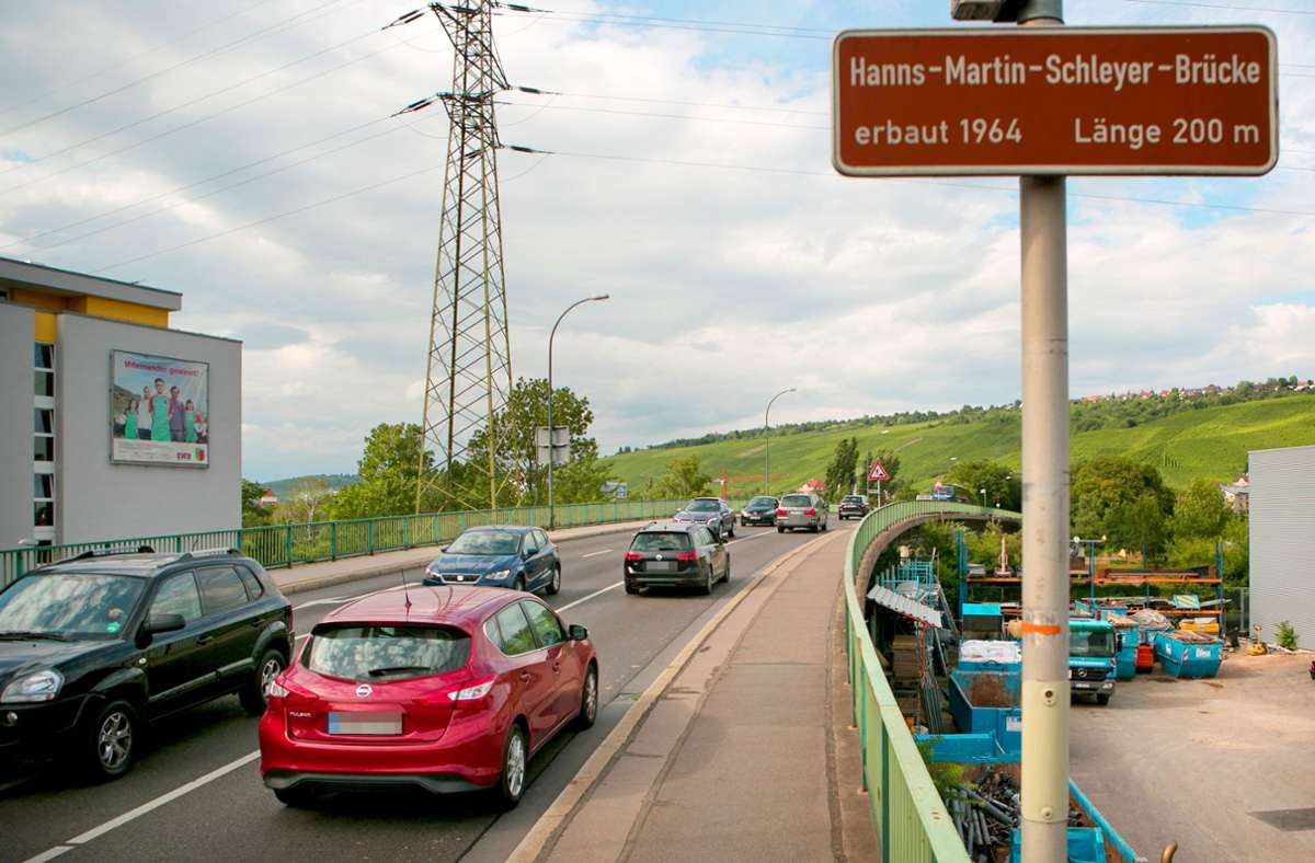 Brücken in Esslingen: Hanns-Martin-Schleyer-Brücke wird abgerissen