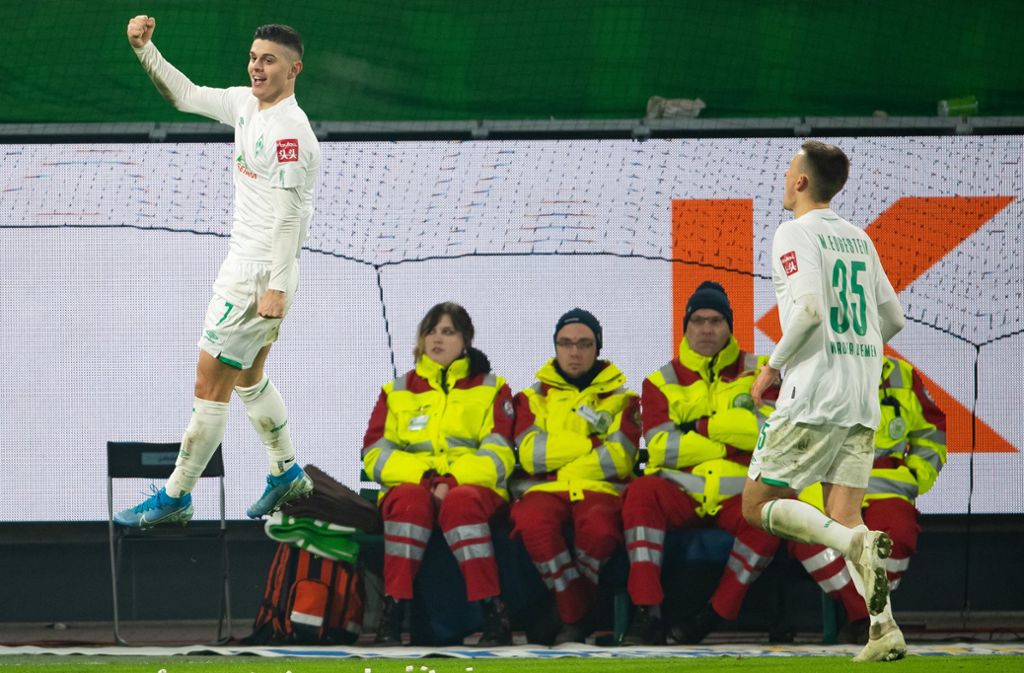 Bundesliga: Werder holt dank Rashica Sieg in Wolfsburg
