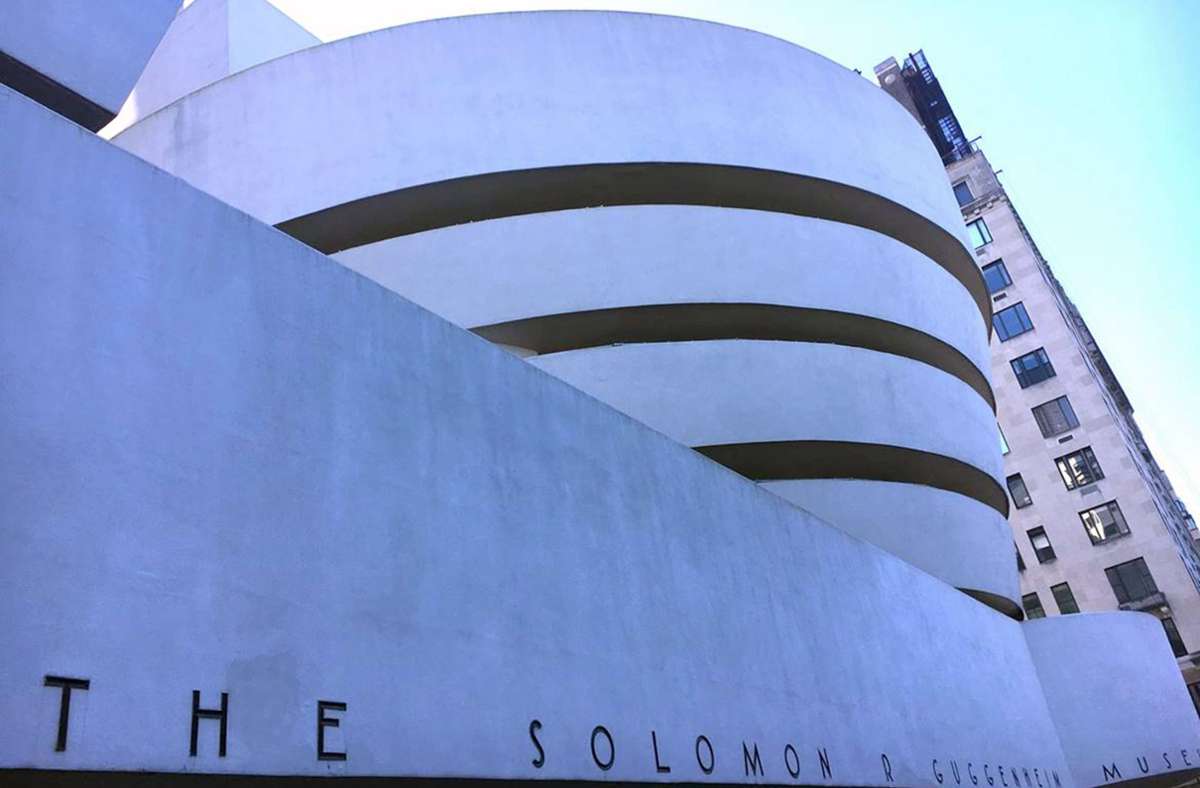 Auf den Kopf gestellte Spirale: Das 1959 eröffnete Guggenheim-Museum in New York  ist Frank Lloyd Wrights berühmtester Bau.