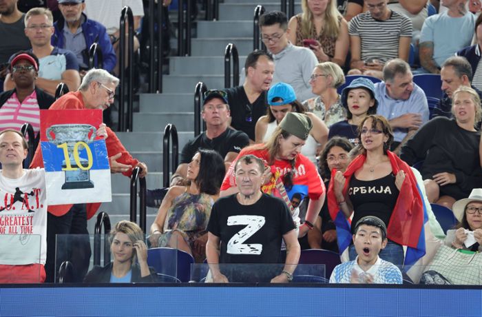 Australian Open in Melbourne: Fans von Novak Djokovic sorgen für Skandal – auch Vater im Fokus