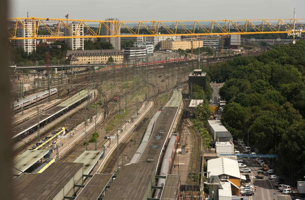 Bau des Stuttgarter Rosensteinquartiers: Stadt verhandelt mit der Bahn