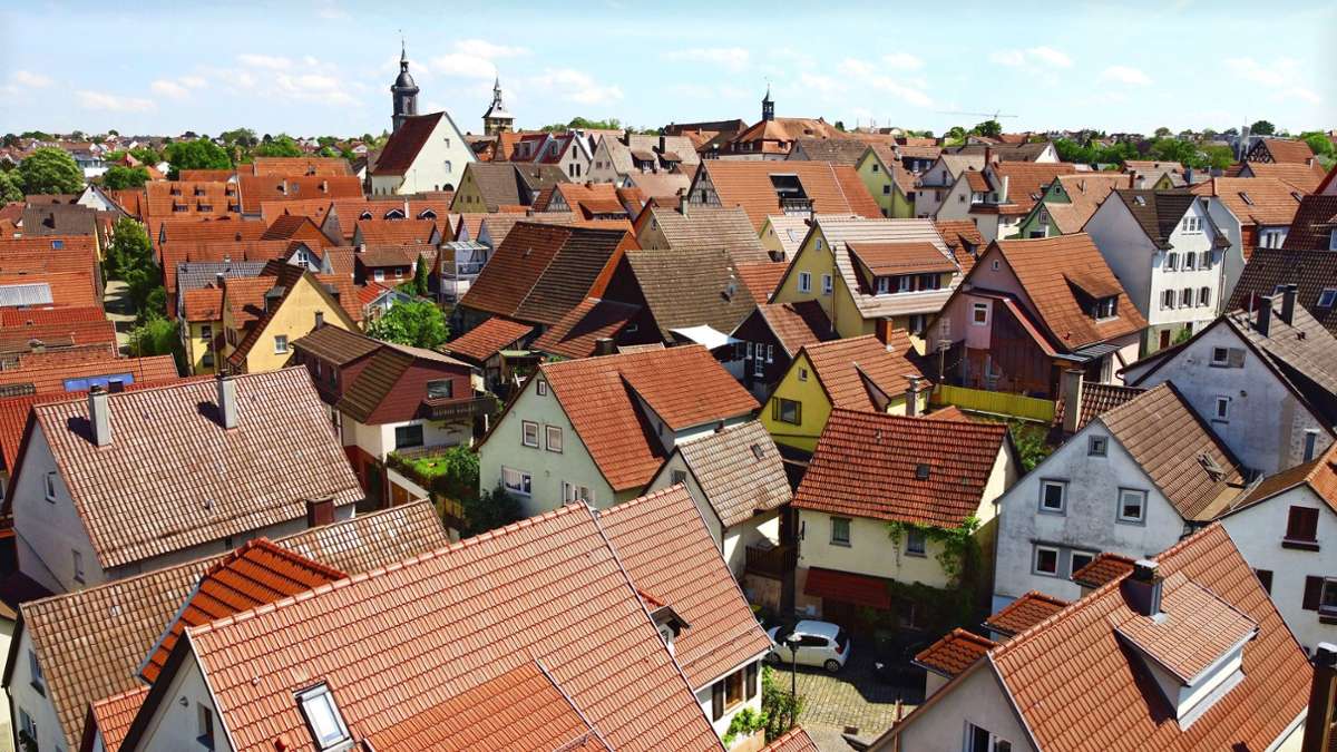 Auch in der Marbacher Altstadt gibt es noch Potenzial für Solaranlagen. Foto: Werner Kuhnle (Archiv)