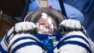 Zwei Frauen und ein Kosmonaut unterwegs zur ISS
