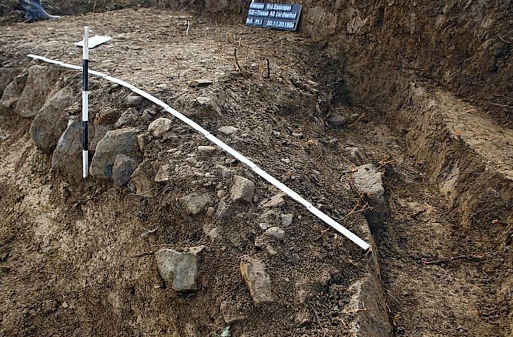 Archäologische Straße: Fund aus der Römerzeit