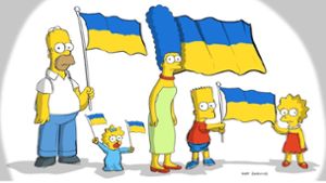 „Die Simpsons“ zeigen Flagge