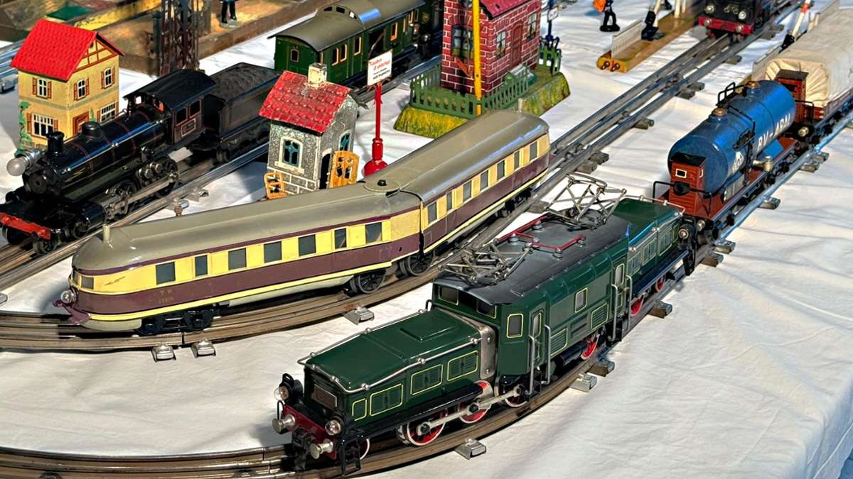 Historische Modellzüge in Vaihingen: Hier sind historische Züge unterwegs