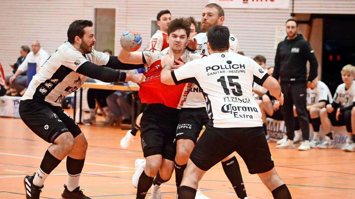 EZ-Handballpokal: Florian Distel, der  Mannschaftsspieler
