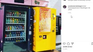 21-Jähriger sorgt mit Pommesautomat für Begeisterung