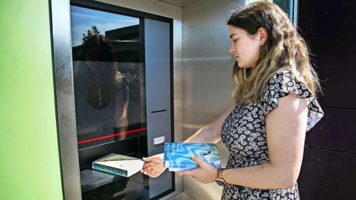 Neues Angebot der Stadtbücherei Nellingen: Bücherrückgabe geht jetzt per Automat