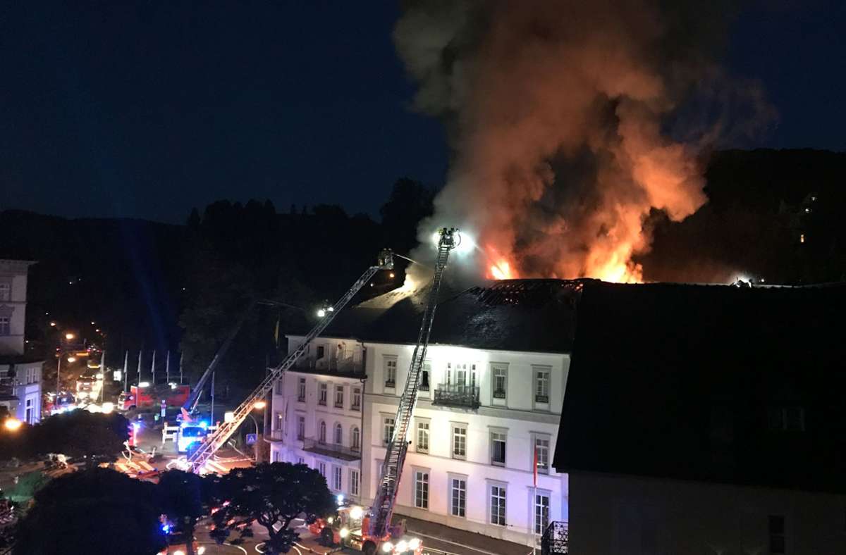 Brand in Baden-Baden: Ermittlungen wegen möglicher Brandstiftung