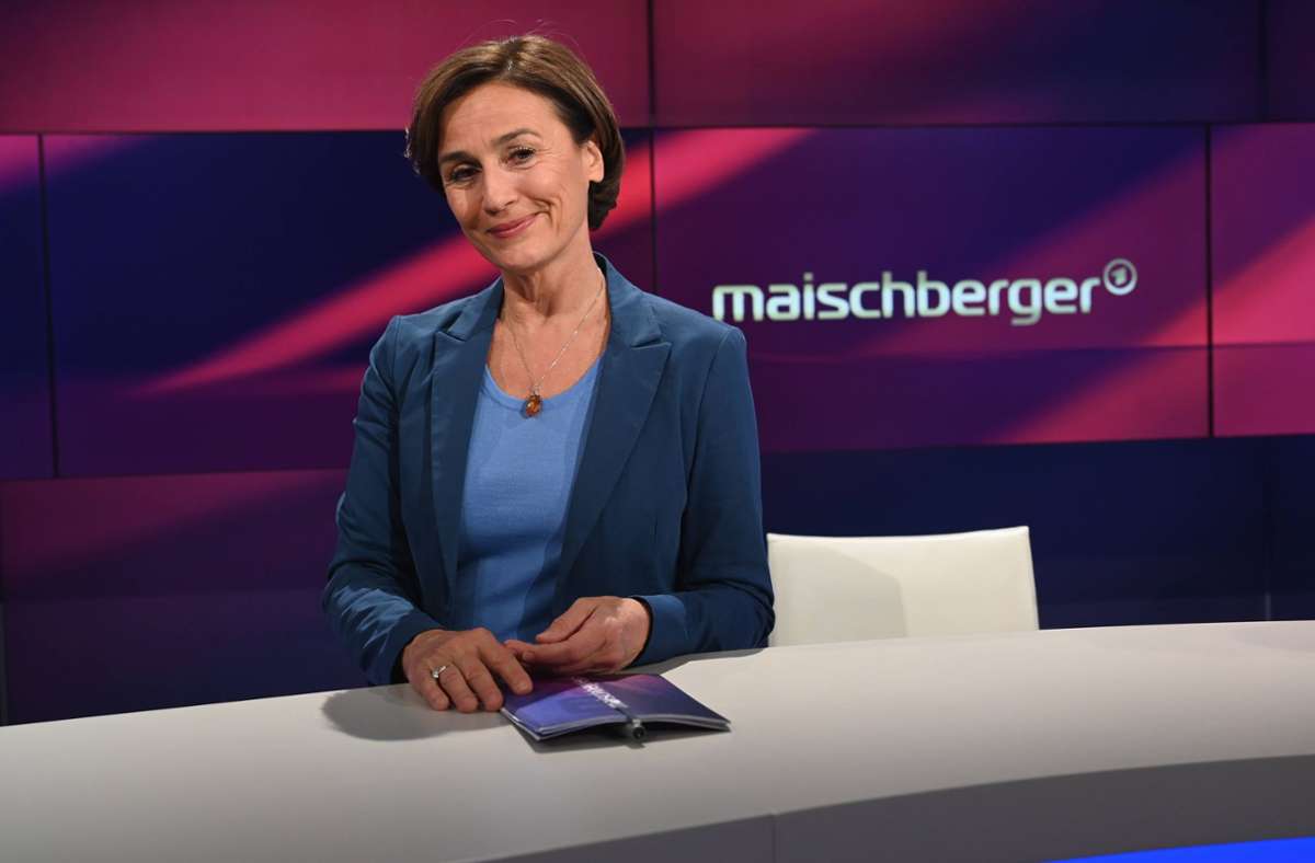 Sandra Maischberger empfängt zwei Mal die Woche Gäste in ihrer Talkshow. Foto: IMAGO/Horst Galuschka